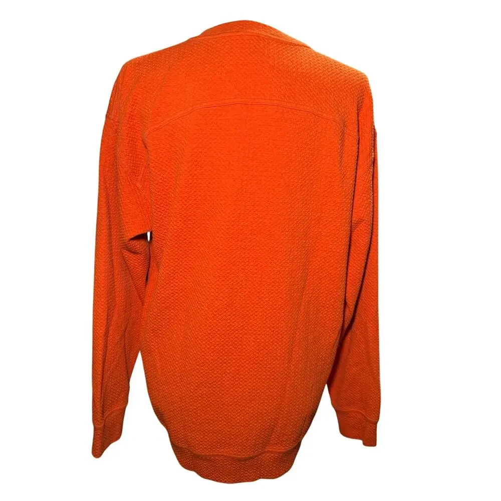 Lululemon All Yours Crew Bubble Dot SweatShirt, Heathered Brick, Women's Large